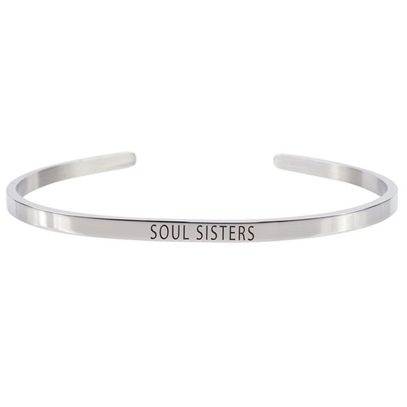 Stainless Steel ‘Soul Sisters’ Cuff - Picture 2 of 2